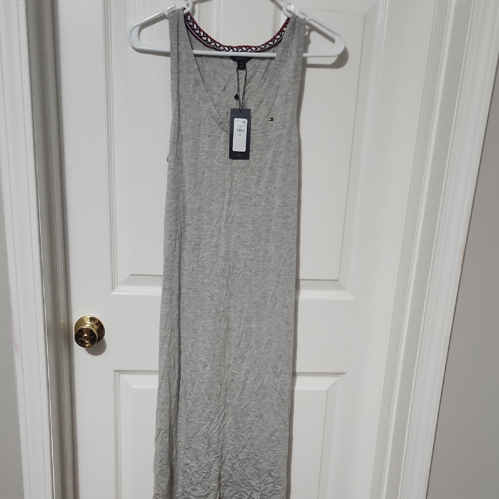 Tommy Hilfiger Gray Midi Dress